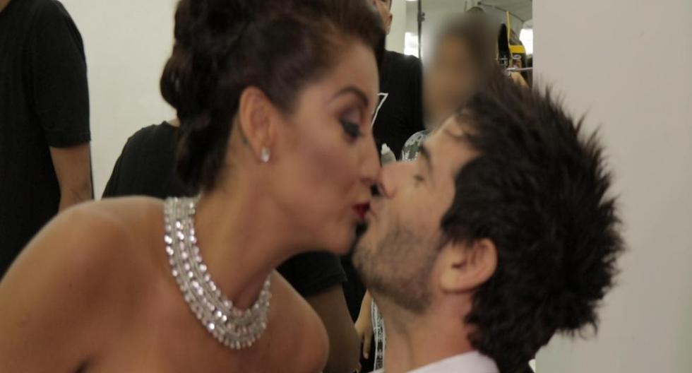 Karla Tarazona y Joselito Carrera se dieron tierno beso. (Foto: Difusión)