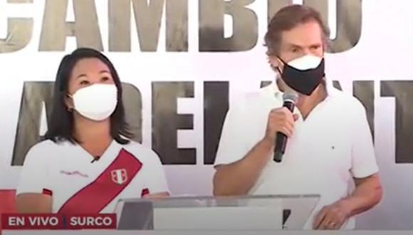 Carlos Neuhaus fue presentado como nuevo integrante del equipo de trabajo de Keiko Fujimori, candidata presidencial de Fuerza Popular | Foto: Captura de video / Canal N