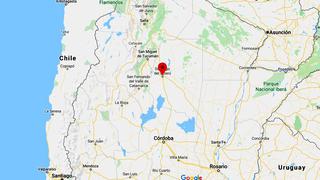 Un sismo de magnitud 5,3 sacude a Argentina 
