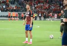 La inesperada reacción de Cristiano Ronaldo a gritos de “Messi, Messi” | VIDEO 