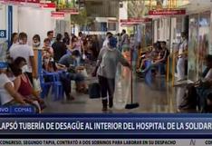 Comas: aniego afectó a vecinos y atención en Hospital de la Solidaridad