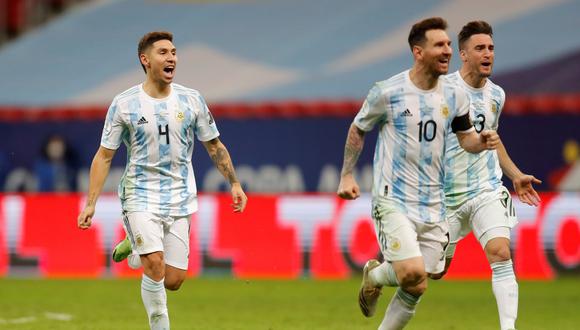 Argentina se enfrenta a Brasil este sábado por la final de la Copa América. EFE/Fernando Bizerra