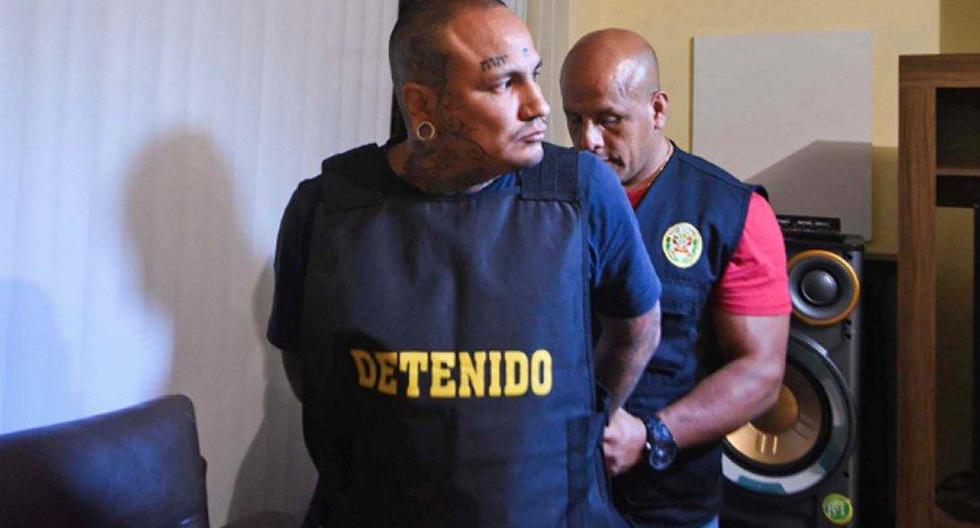 Diez integrantes de la organización criminal Los Maras fueron detenidos esta madrugada en el megaoperativo 102 realizado por agentes de la Policía. (Foto: Andina)