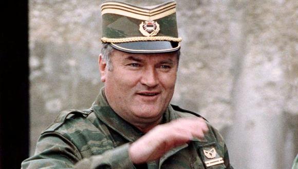 Mató a más de 8.000 hombres y niños, odiaba a los musulmanes y fue uno de los generales más despiadados de la guerra de Bosnia. (Foto: AFP)