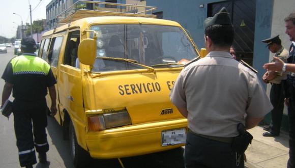 San Isidro: movilidades escolares no registradas serán multadas