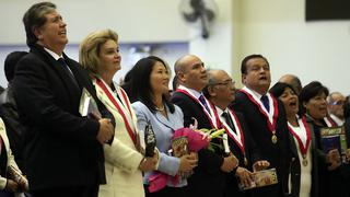 Fotos: Acto religioso juntó a García, Ana Jara y Fujimori