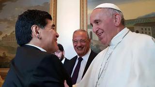 Claudia Villafañe, expareja de Maradona, recibió un rosario y mensaje de parte del papa Francisco