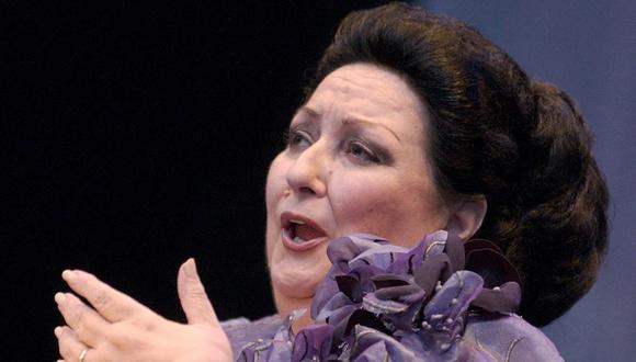 Montserrat Caballé falleció a los 85 años. Estuvo internada desde septiembre. Foto: AFP.