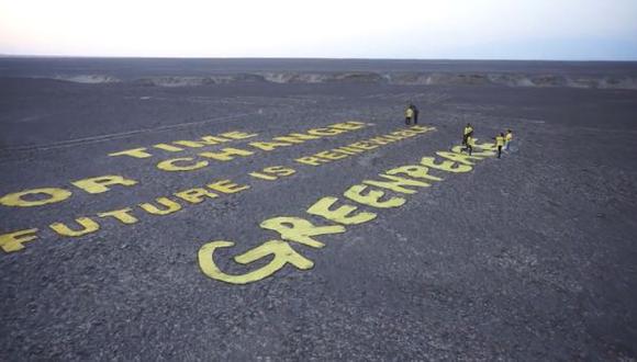 Greenpeace: atentado a líneas de Nasca fue notificado a Unesco