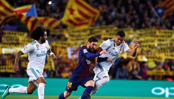 Javier Tebas, presidente de la Liga Santander, confirmó qué día y a qué hora se llevará a cabo el duelo entre Real Madrid vs. Barcelona, el primer clásico del 2019. (Foto: EFE)