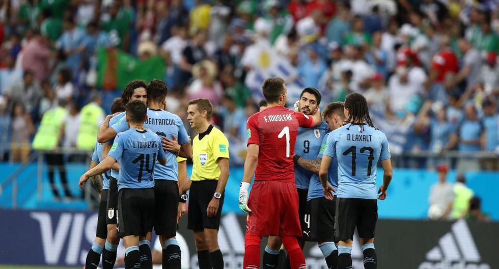 Maxi Pereira podría estar disputando su último Mundial con la camiseta de Uruguay. | Foto: Getty Images