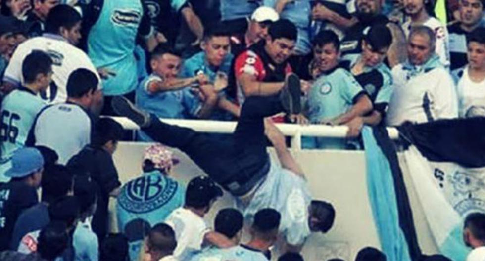 Medios argentinos especulan que Belgrano será castigado por la muerte de su hincha en el estadio (Foto: Internet)
