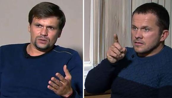 Alexander Petrov y Ruslan Boshirov concedieron una entrevista al canal ruso RT.