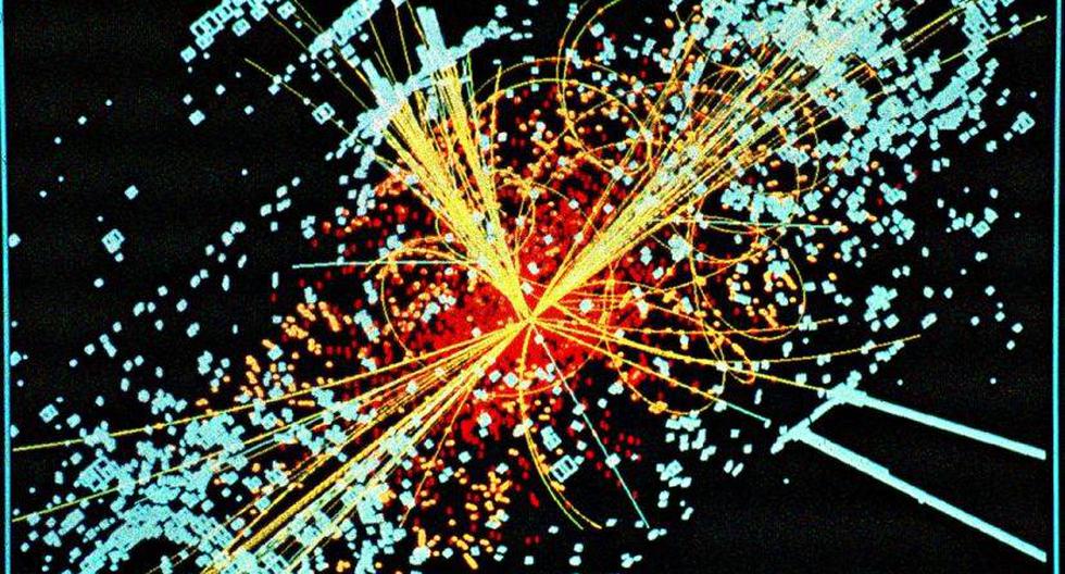 Simulación del bosón de Higgs. (Imagen: CERN) 