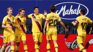 Con goles de Messi, Suárez y Griezmann, Barcelona venció 3-0 al Eibar por LaLiga Santander 
