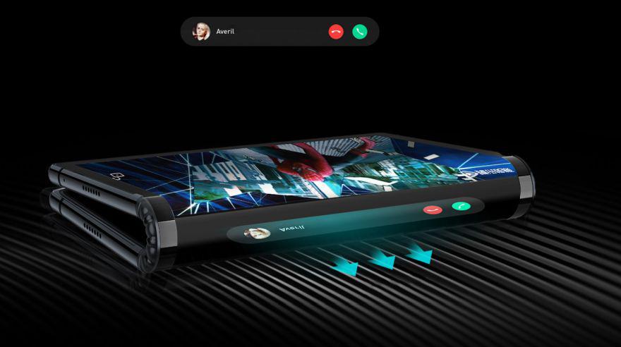 El FlexPai, presentado oficialmente en Pekín el pasado mes de octubre, es "una combinación de teléfono inteligente y tableta"  (Foto: Royole)