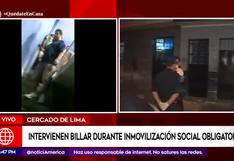 Coronavirus en Perú: autoridades intervienen a 13 personas en un salón de billar