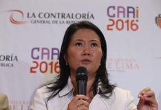 Keiko Fujimori se presenta el viernes ante comisión Lava Jato