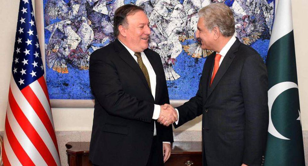 Mike Pompeo aterrizó en Islamabad en una corta visita para hacer sus primeros contactos con el nuevo Gobierno paquistaní.(Foto: EFE)