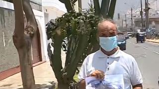 Los Olivos: anciano con secuelas de COVID-19 sufre el robo de su auto cuando recogía su pavo: “No sé de qué vivir” | VIDEO 
