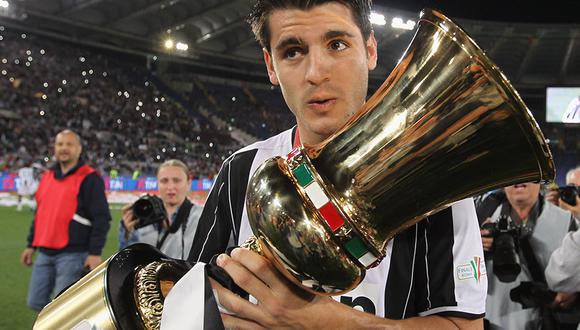 Álvaro Morata ya fue campeón con la Juventus. (Foto: AFP)