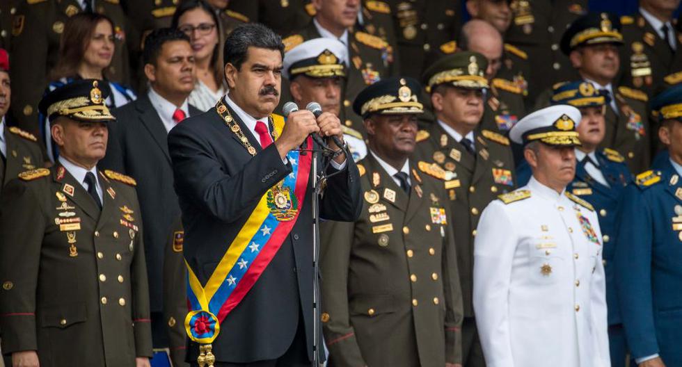 El sábado, varios drones detonaron en las cercanías de la tarima donde Nicolás Maduro ofrecía un discurso en la avenida Bolívar de Caracas. (Foto: EFE)