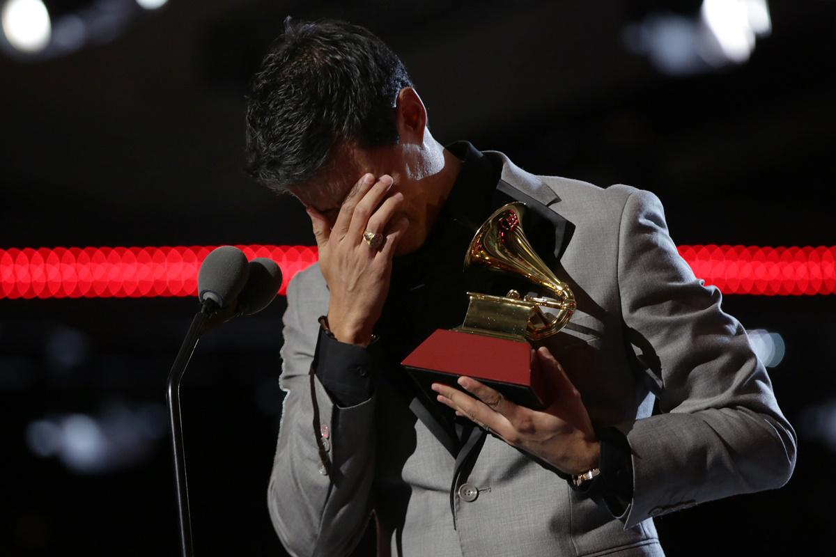Tony Succar en el Latin Grammy 2019. (Foto: AFP)