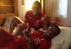 Jefferson Farfán y Rinaldo Cruzado tuitean foto desde Trinidad y Tobago