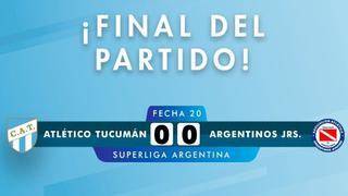Atlético Tucumán igualó sin goles frente a Argentinos Juniors por la Superliga Argentina