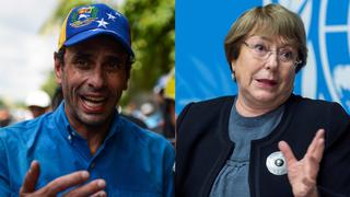 Henrique Capriles pide mostrar a Michelle Bachelet la crisis en Venezuela