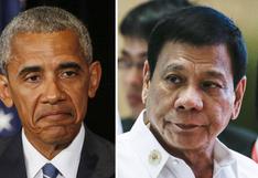 Barack Obama y Rodrigo Duterte limaron asperezas en Laos 