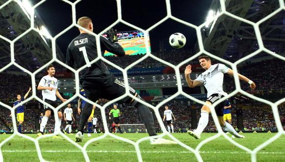 En el complemento del Alemania vs. Suecia, por el Grupo F del Mundial Rusia 2018, el delantero Mario Gómez falló una ocasión inmejorable para poner adelante a su selección. (Foto: Reuters)