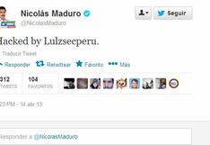 Hackearon el Twitter de Nicolás Maduro 