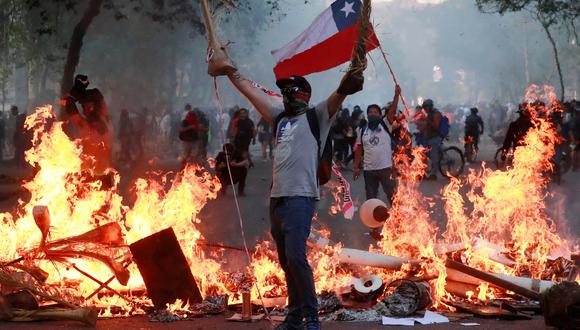 Las protestas en Chile continúan. Foto: Reuters
