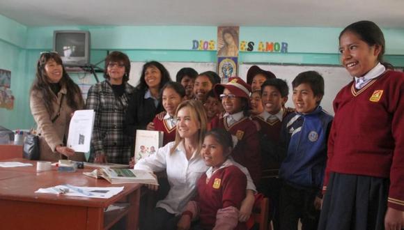 En el Cusco las clases se reanudaron en todos los colegios públicos, según el Minedu. La ministra Marilú Martens acudió a las aulas para verificar la asistencia de los docentes. (Foto: Minedu)