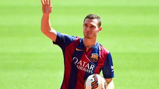 El defensa belga Vermaelen fue presentado en el Barcelona