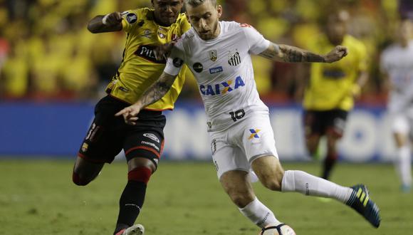 Barcelona vs. Santos EN VIVO y ONLINE desde Guayaquil EN DIRECTO por los cuartos de final de Copa Libertadores. (Foto: AFP)