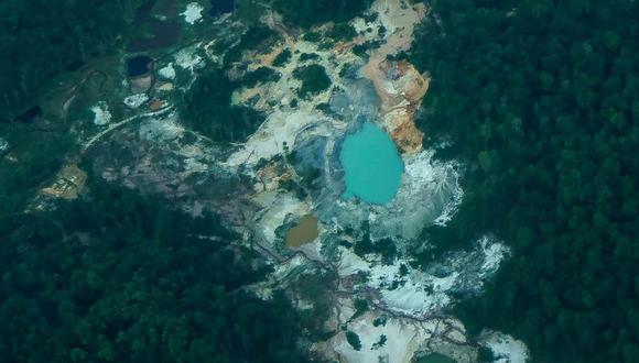 Minería ilegal en la Amazonía. Foto: WRI.