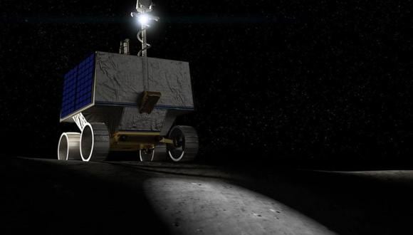 Recreación del rover VIPER. (NASA)