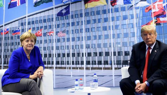 Donald Trump y Angela Merkel aseguran que mantienen una buena relación y son "buenos socios". (Foto: AFP)
