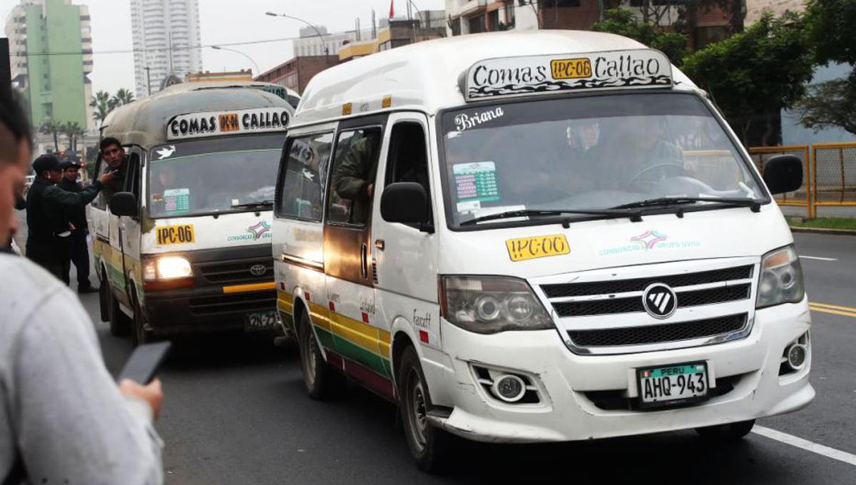 Todas las empresas de transporte de Lima y Callao tienen permiso para operar por un año más. (Foto: Dante Piaggio / El Comercio)