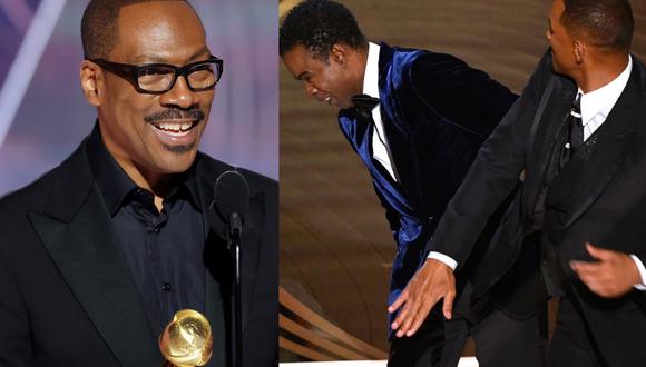 Eddie Murphy, en los "Golden Globes 2023, volvió a tocar el tema de la bofetada que le dio Will Smith a Chris Rock por su esposa en los Premios Oscar 2022. (Foto: Reuters)