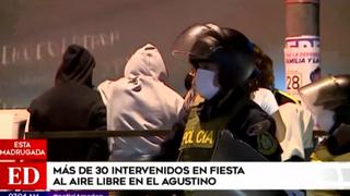 En toque de queda, más de 100 personas huyeron de discoteca en Los Olivos y 35 fueron detenidas en El Agustino | VIDEO