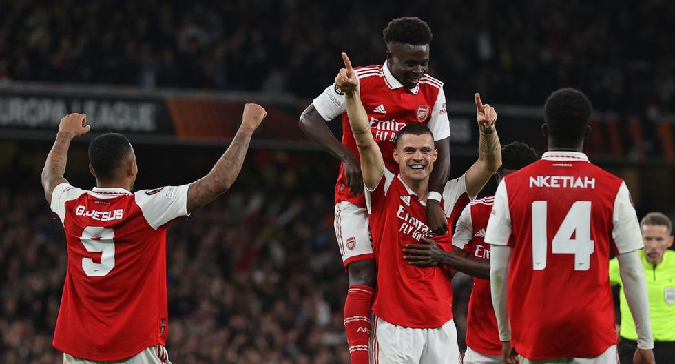 Arsenal mantiene su invicto ante PSV por la UEFA Europa League. ADRIAN DENNIS / AFP