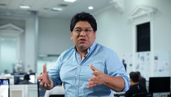 Rennan Espinoza adelantó una iniciativa de Somos Perú, que tendrá representación en el próximo Congreso. (Foto: Jesús Saucedo / El Comercio)