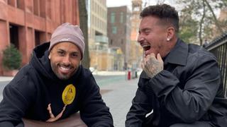 Nicky Jam y J Balvin protagonizan divertido reencuentro en Nueva York