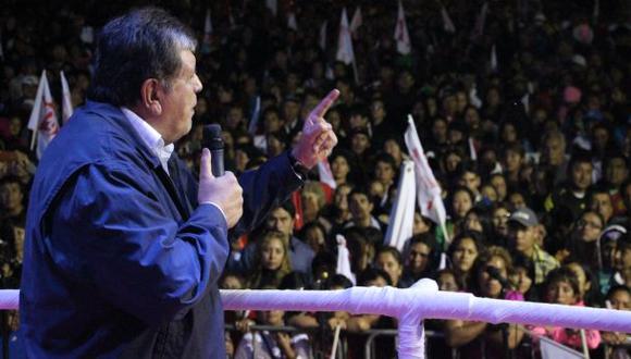Alan García seguirá campaña en La Libertad con cinco mítines