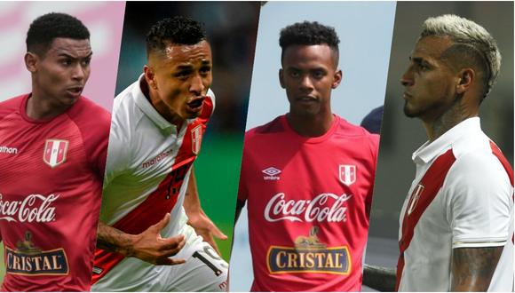 Marcos López, Nilson Loyola y Yoshimar Yotún son algunos de los candidatos para jugar por la banda izquierda, si Miguel Trauco no llega. (Foto: Composición GEC)