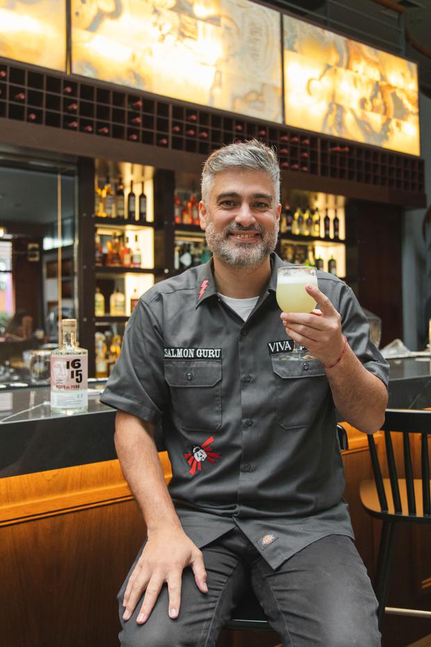 Pisco is one of Diego Cabrera's favorite spirits.  The current Salmon Guru menu contains 5 pisco-based cocktails out of a total of 25 with alcohol. 