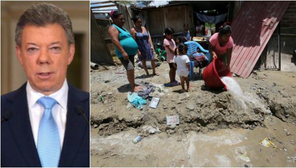 Juan Manuel Santos envía ayuda a los damnificados de Piura